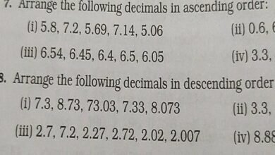 Decimals in Ascending Order